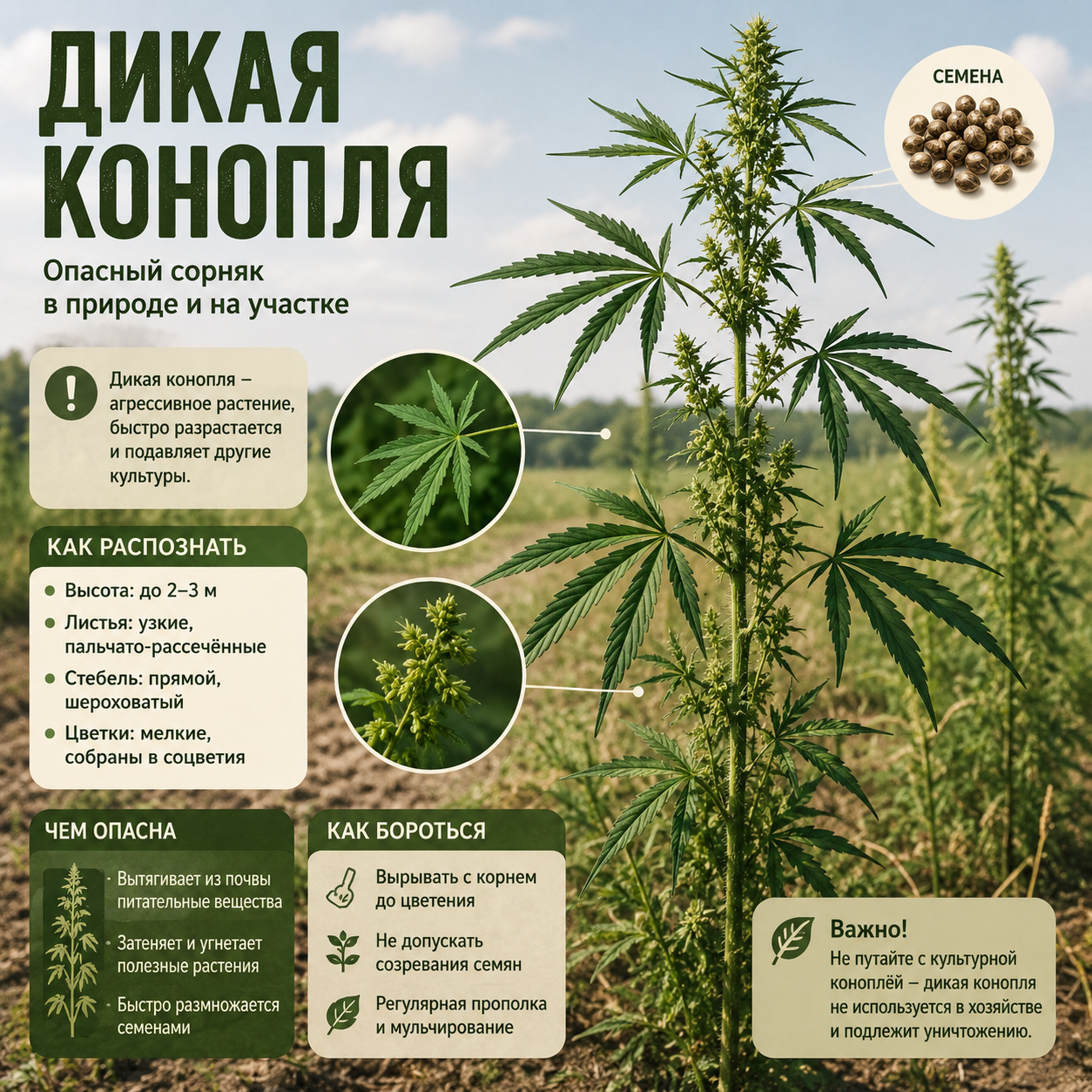 Незаконный оборот растительных наркотиков преследуется законом Фото: ИИ